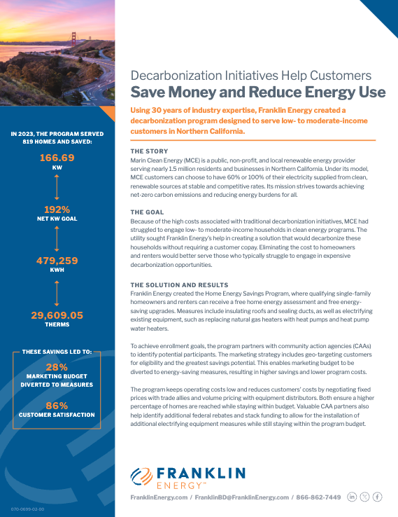 Image for Decarbonization Initiatives Help Customers Save Money and Reduce Energy Use
